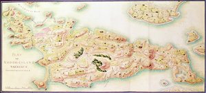 Kaart van Rhode Island, uit 